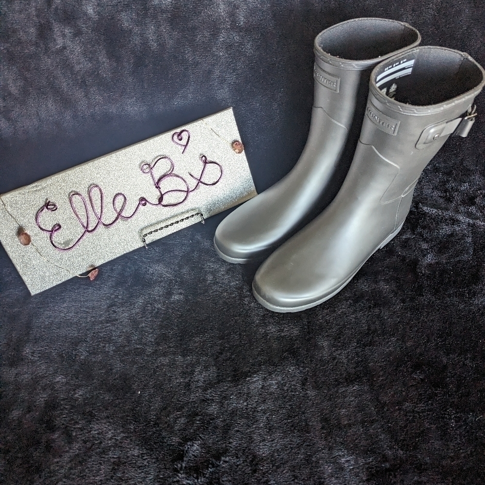 Refined Hunter Rain Boot Short 8